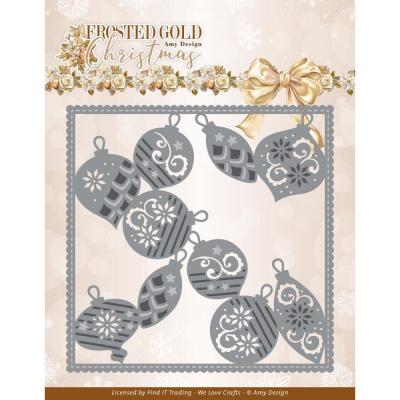 Find It Trading Frosted Gold Christmas -  Frosted Gold Frame